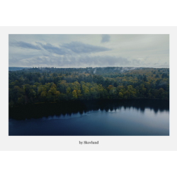 6 kunstpostkort fra Silkeborgs s�- og skovlandskaber