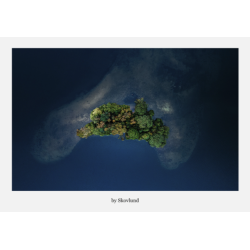 6 kunstpostkort fra Silkeborgs s�- og skovlandskaber