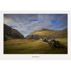 6 kunstpostkort Skabt p� F�r�erne � Landskab &amp; Linjer