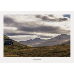 6 kunstpostkort Skabt p� F�r�erne � Landskab &amp; Linjer