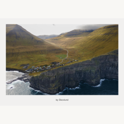 6 kunstkort fra F�r�erne � Landskab &amp; Linjer