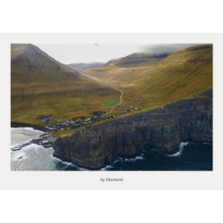 6 kunstpostkort Skabt p� F�r�erne � Landskab &amp; Linjer