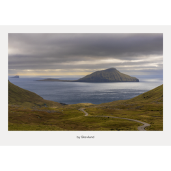 6 kunstpostkort Skabt p� F�r�erne � Landskab &amp; Linjer