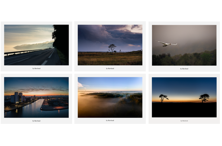 6 kunstkort fra Vejle - Dis, lys og landskab