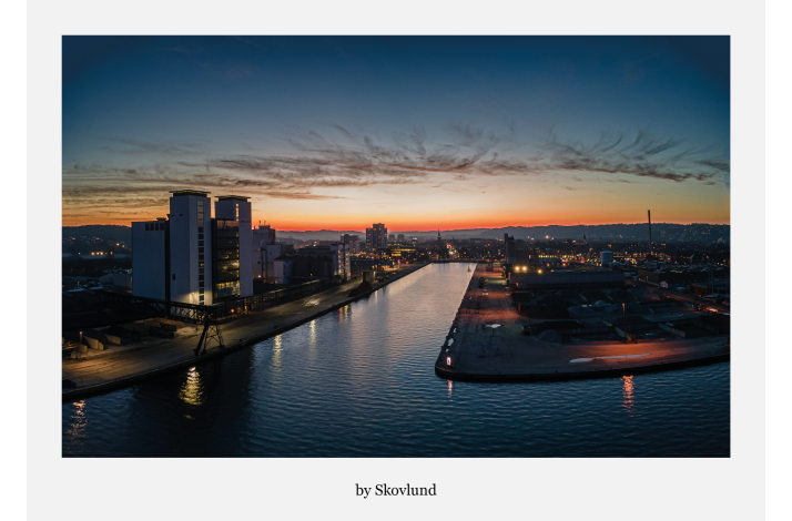 Vejle i den gyldne time