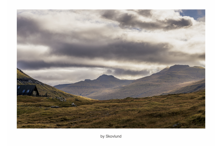 Hvor lyset hviler mellem fjelde