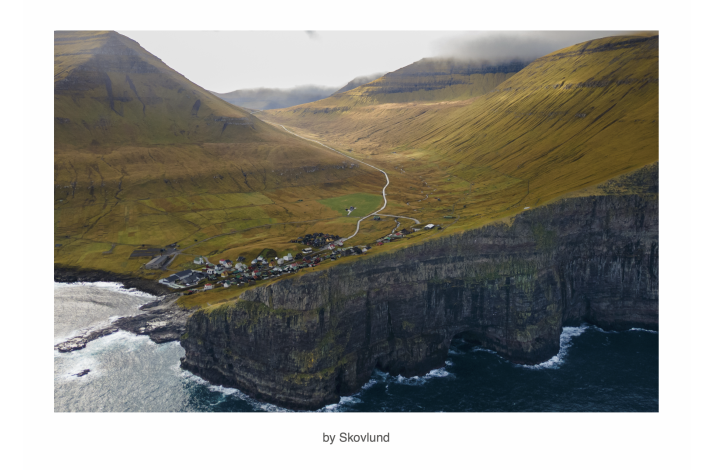 Hvor dalen �bner sig mod havet