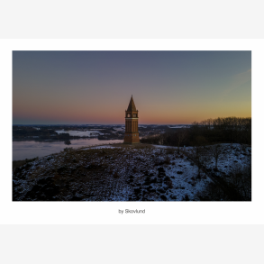 Vinterlys over Himmelbjerget